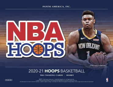 2020-21 Panini NBA Hoops Basketball Hobby Box