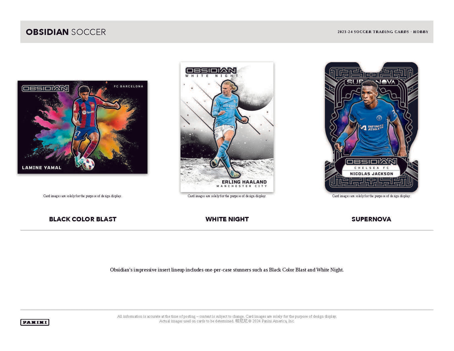2023-24 Panini Obsidian Soccer Hobby Box