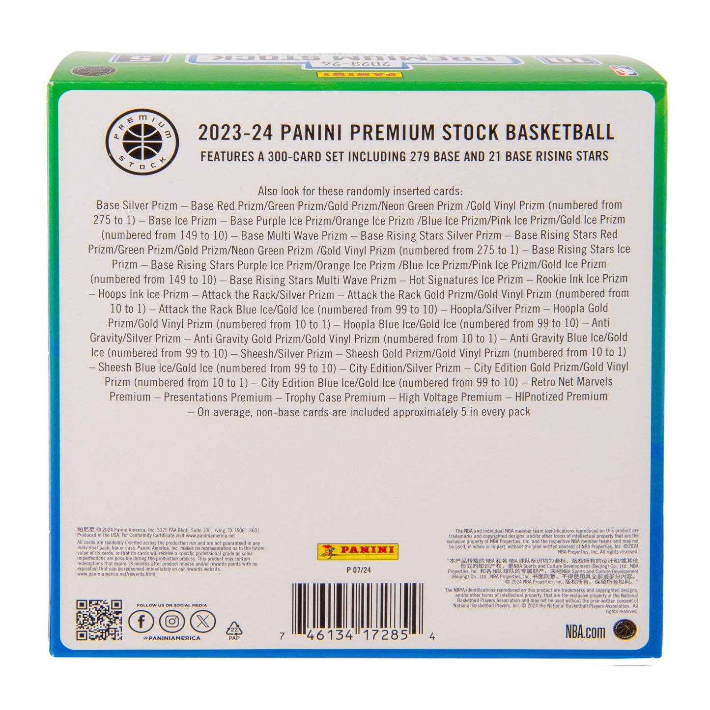 2023-24 Panini Hoops Premium Stock Basketball Mega Box