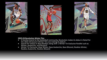 2023-24 Panini Revolution Basketball Winter Tin Box