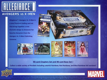 2023 Upper Deck Marvel Allegiance: Avengers VS X-Men Hobby Box
