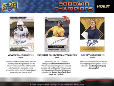 2023 Upper Deck Goodwin Champions Hobby