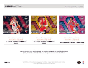 2024-25 Panini Mosaic Basketball Fast Break Box