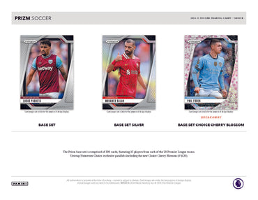 2024-25 Panini Prizm Premier League EPL Soccer Choice Box