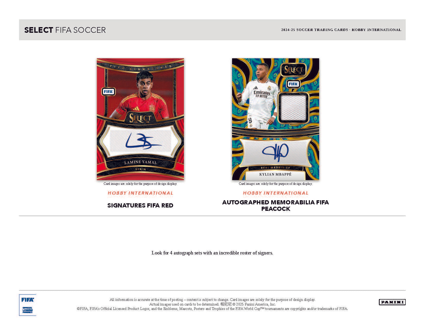 2024-25 Panini Select FIFA Hobby International Box