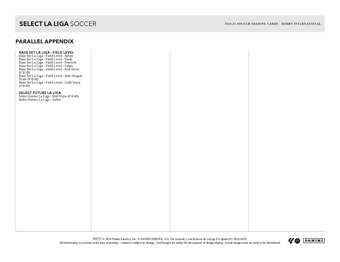 2024-25 Panini Select La Liga Soccer Hobby International Box