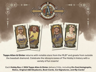 2024 Topps Allen & Ginter Baseball Blaster Box