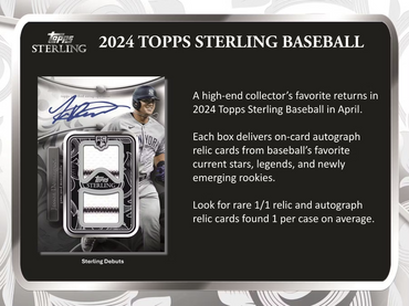 2024 Topps Sterling Baseball Hobby Box