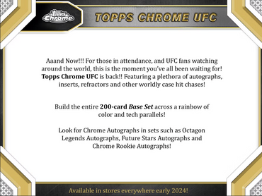 2024 Topps Chrome UFC Value Box