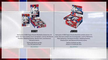 2026 Topps Chrome Baseball Jumbo Box