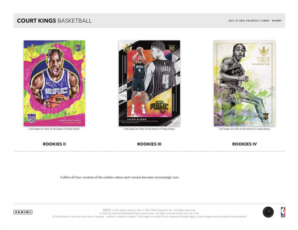 2021-22 Panini Court Kings Basketball Hobby