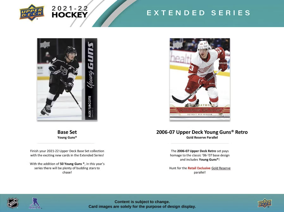 2021-22 Upper Deck Extended Series Hockey Retail Box
