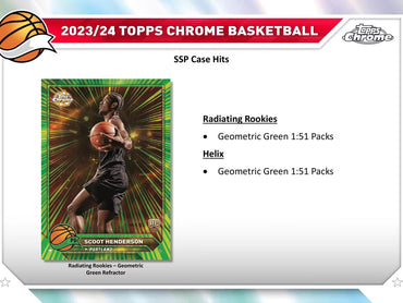 2023-24 Topps Chrome Basketball Breakers Delight Box