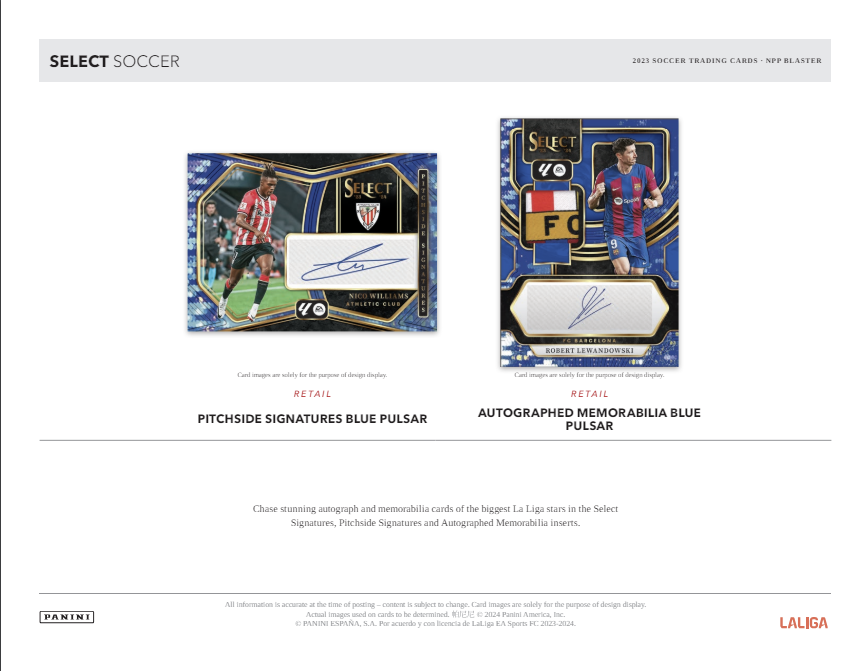 2023-24 Panini Select La Liga Soccer Blaster