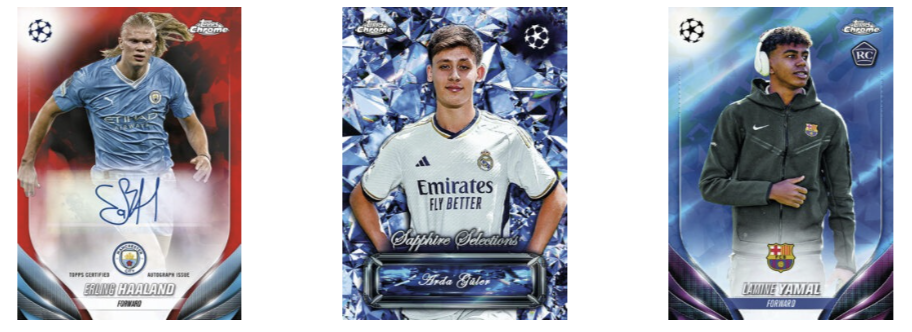 2023-24 Topps Chrome UEFA Club Competitions Sapphire Edition Soccer Box