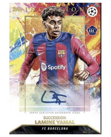 2023-24 Topps UEFA Club Competitions Inception Soccer Hobby Box