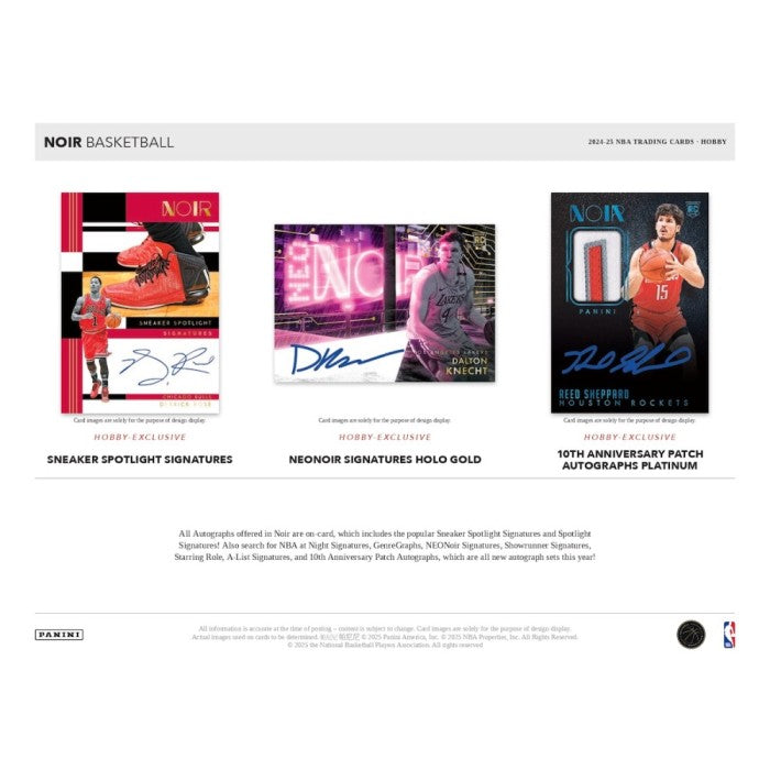 2024-25 Noir Basketball Hobby Box