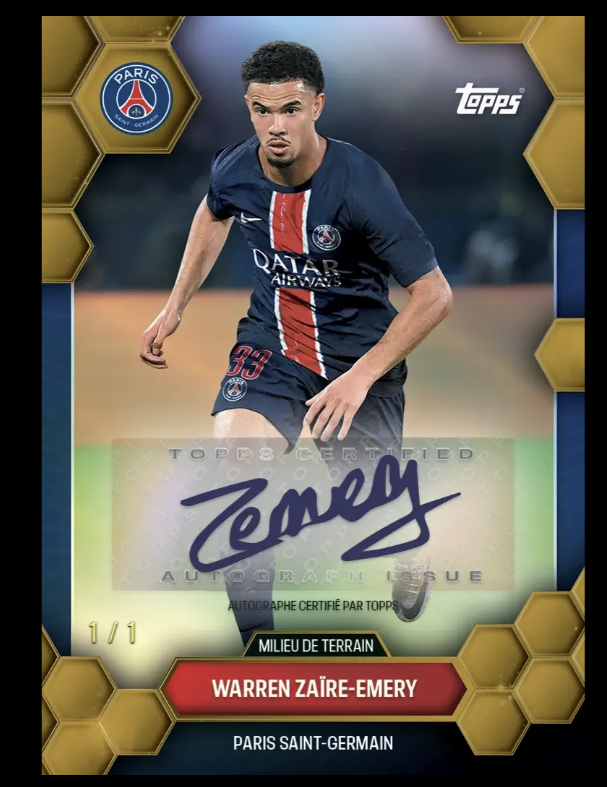 2024-25 Topps Paris Saint-Germain FC PSG Fan Set
