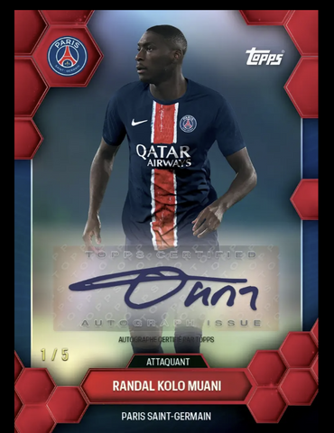2024-25 Topps Paris Saint-Germain FC PSG Fan Set