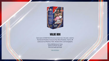 2026 Topps Chrome MLS Blaster Box