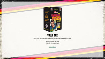 2026 Topps Heritage Football Blaster Box