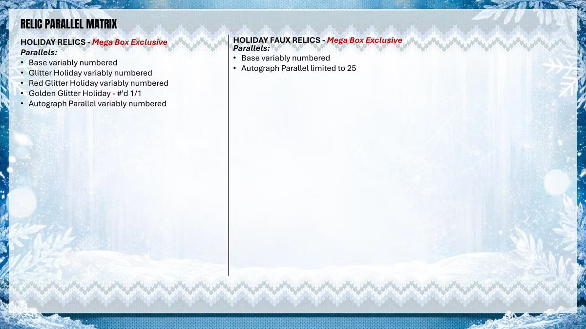2026 Topps Holiday Baseball Mega Box