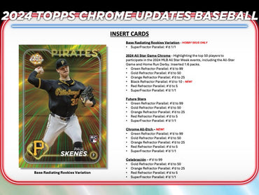 2024 Topps Chrome Update Series Baseball Hobby Box