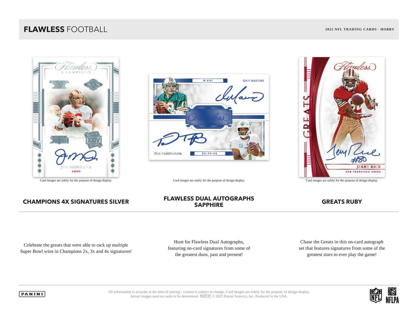 2022-23 Panini Flawless Football Fotl Case