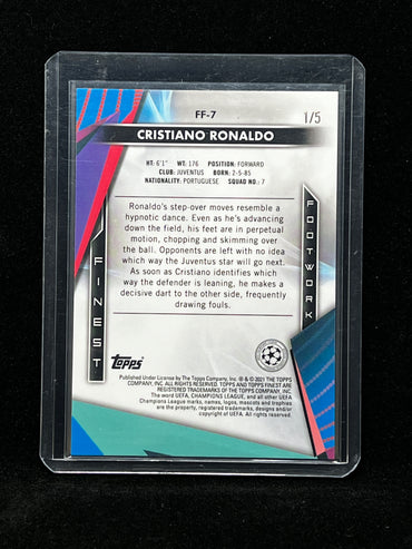 Cristiano Ronaldo Topps Finest Footwork #1/5