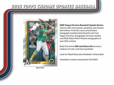 2025 Topps Chrome Updates Baseball Blaster Box