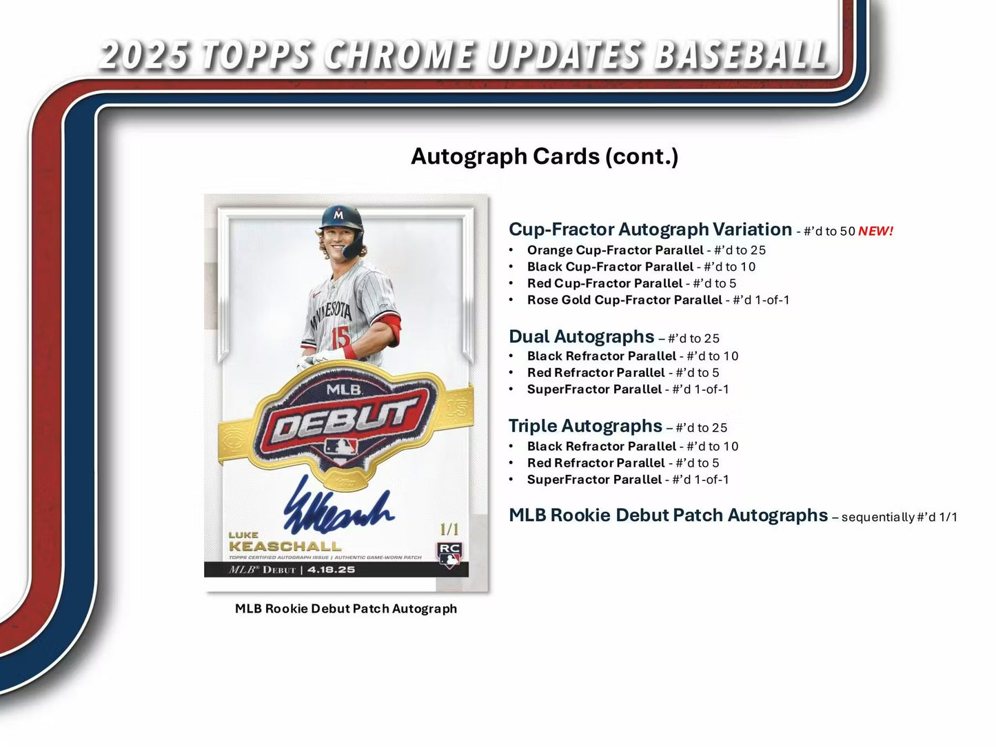 2025 Topps Chrome Updates Baseball Blaster Box