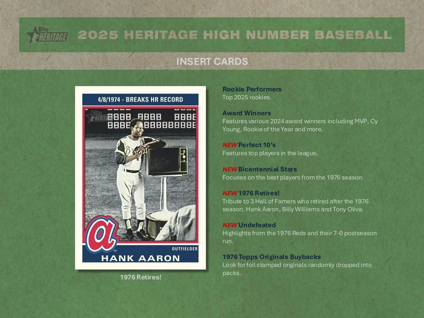 2025 Topps Heritage High Number Baseball Hobby Box
