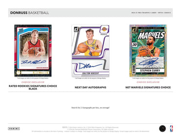 2024-25 Panini Donruss Basketball Choice Box