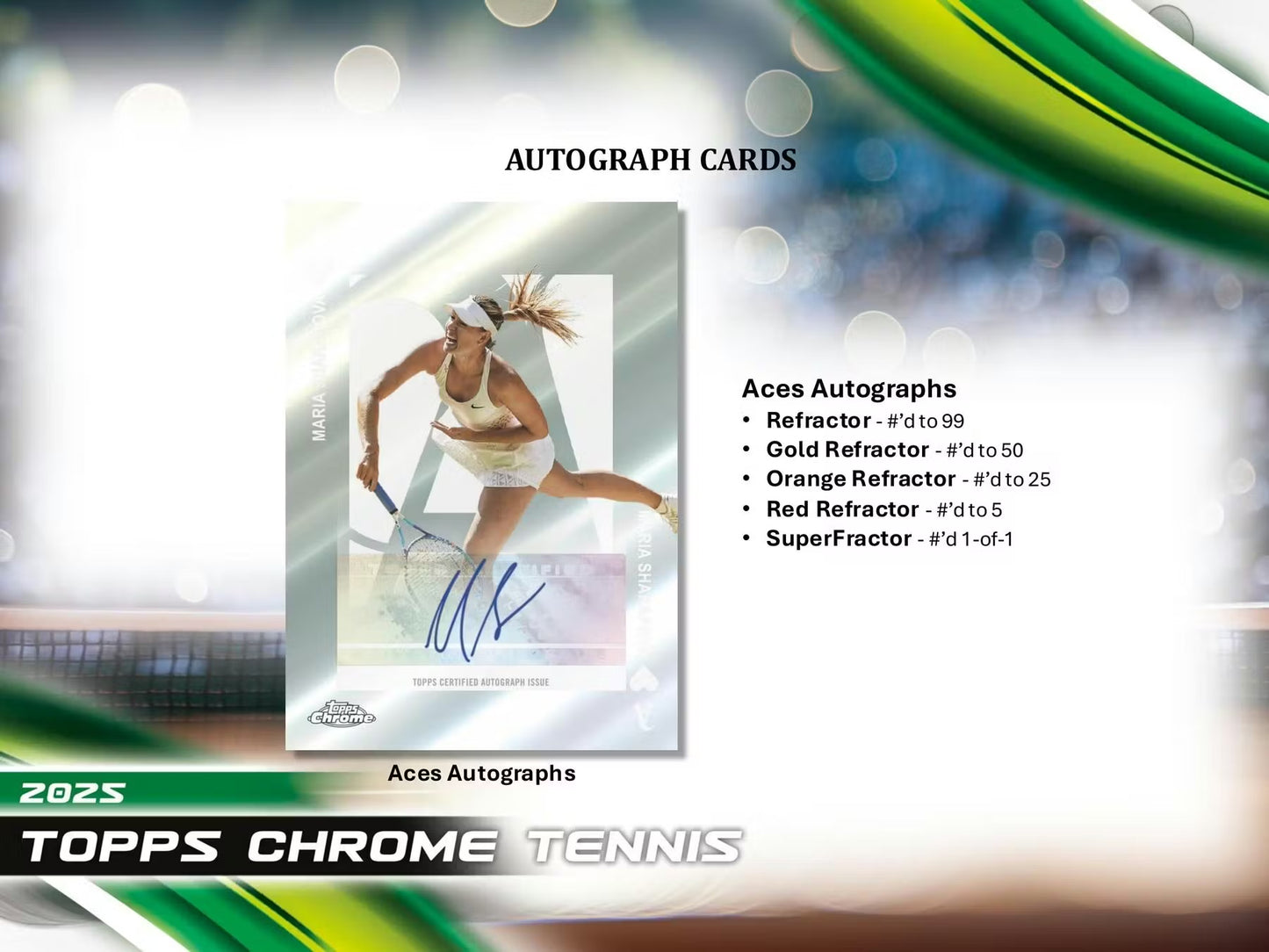 2025 Topps Chrome Tennis Breakers Delight Box