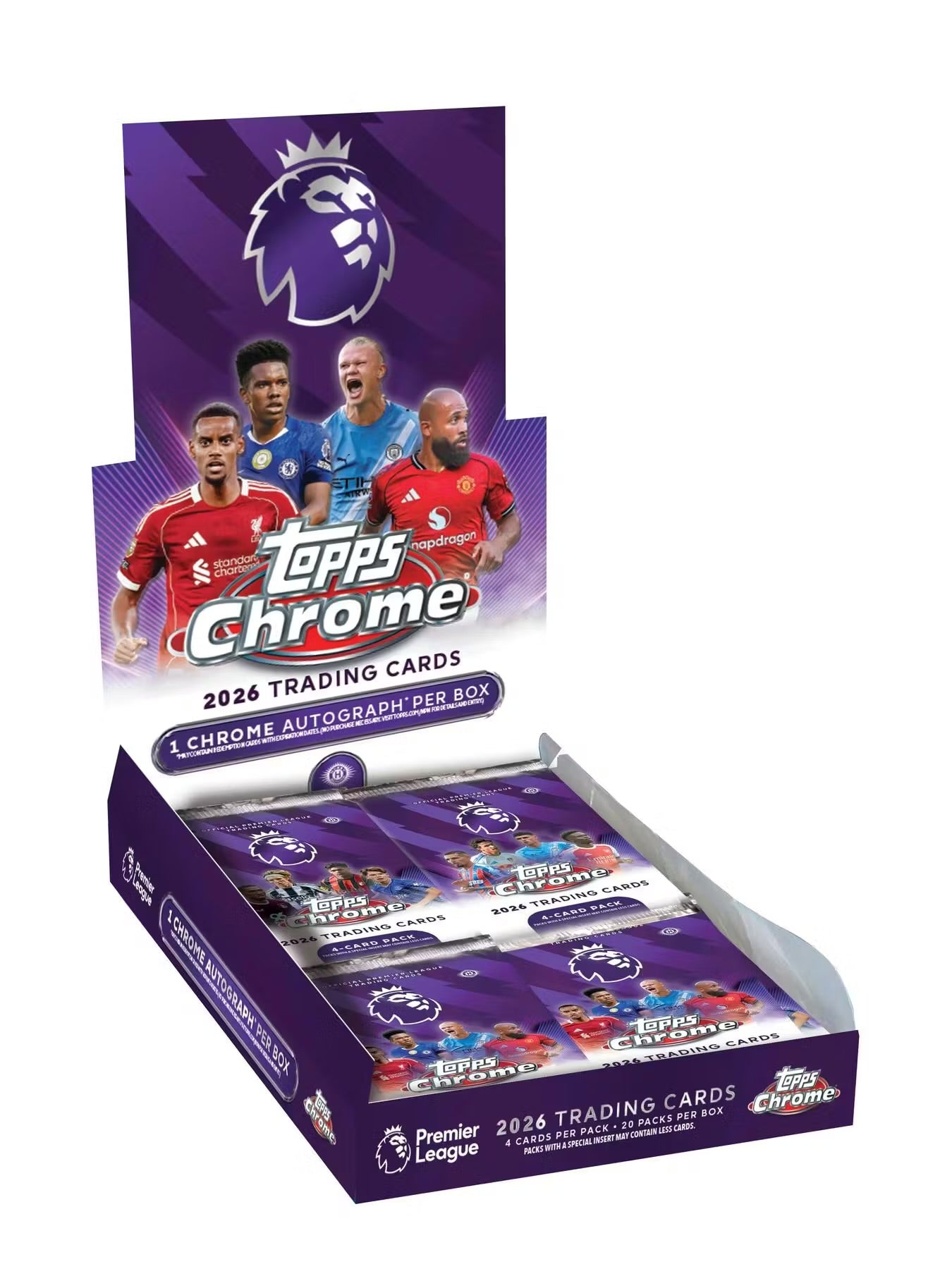 2026 Topps Chrome EPL Soccer Hobby Box