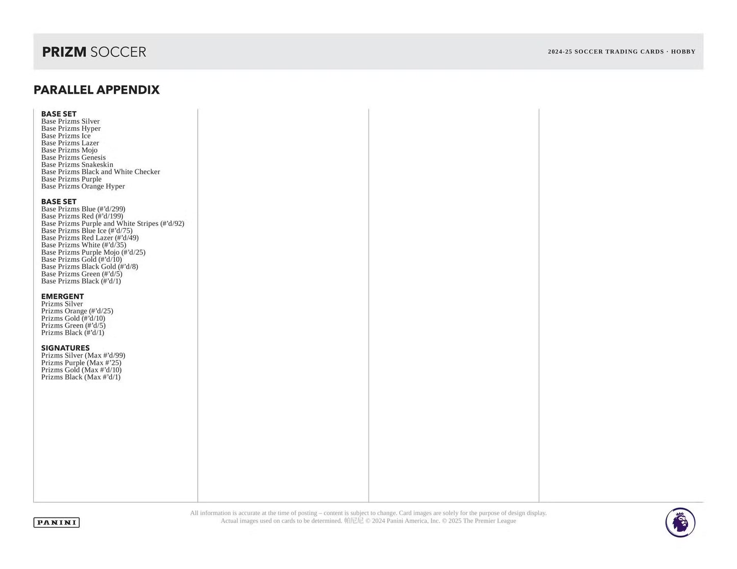 2024-25 Panini Prizm Premier League EPL Soccer Hobby Box