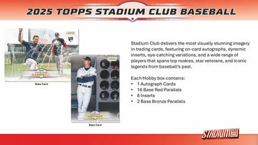 2025 Topps Stadium Club Baseball Hobby Box