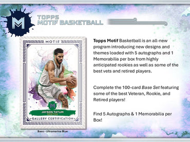 2023-24 Topps Motif Basketball Hobby Box