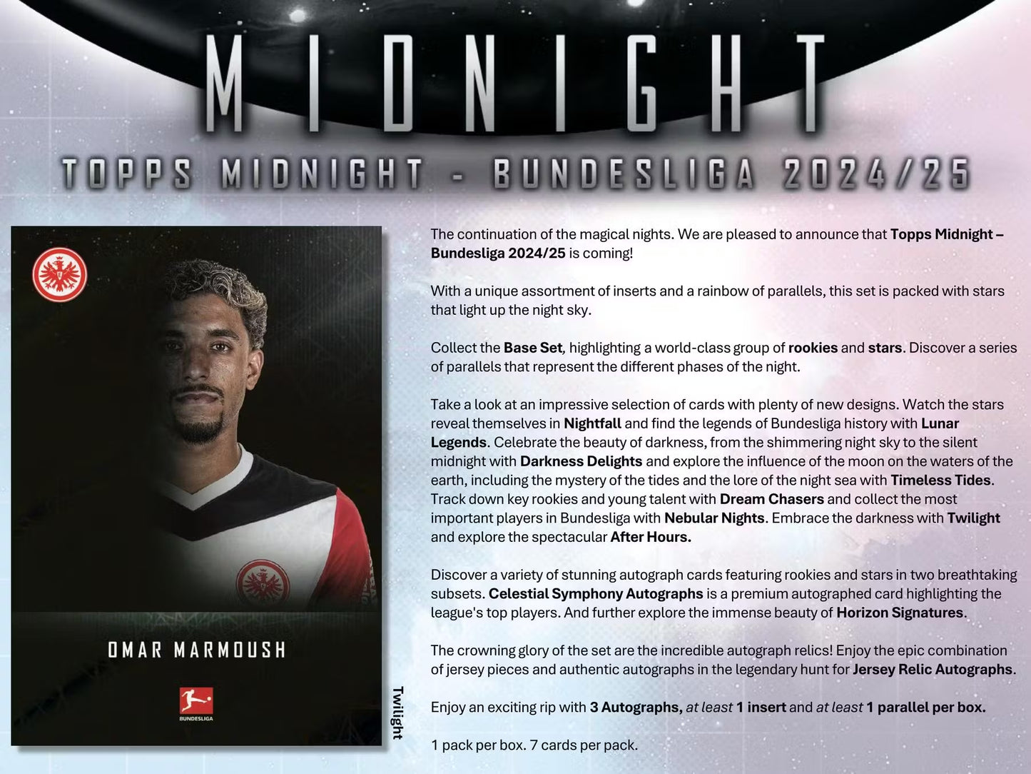 2024-25 Topps Midnight Bundesliga Hobby Box