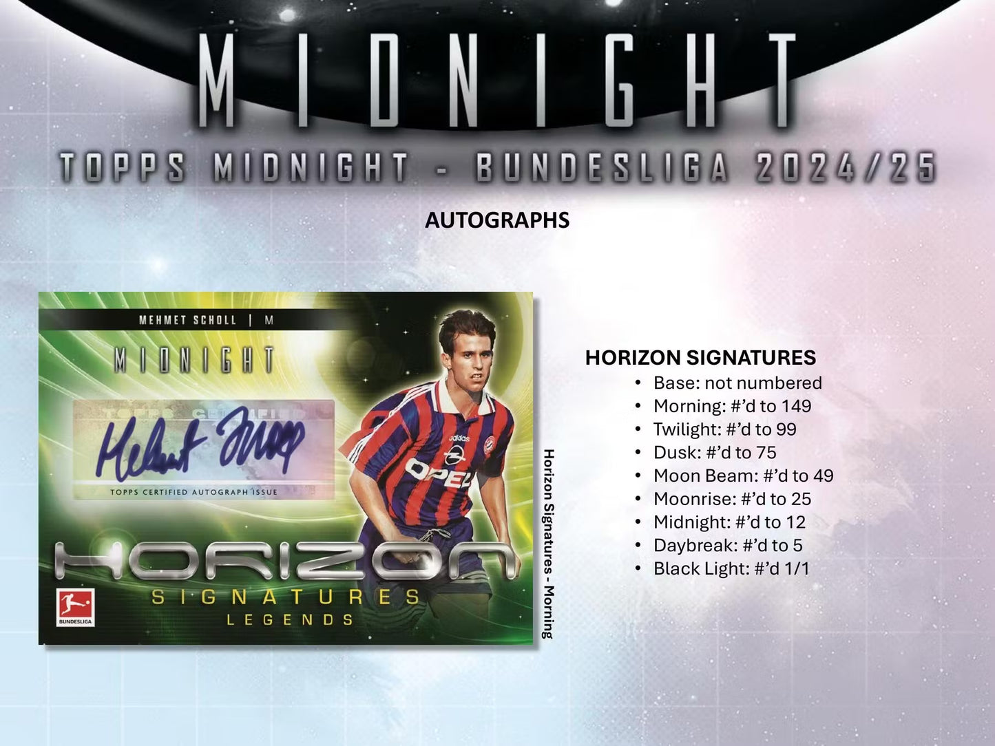 2024-25 Topps Midnight Bundesliga Hobby Box