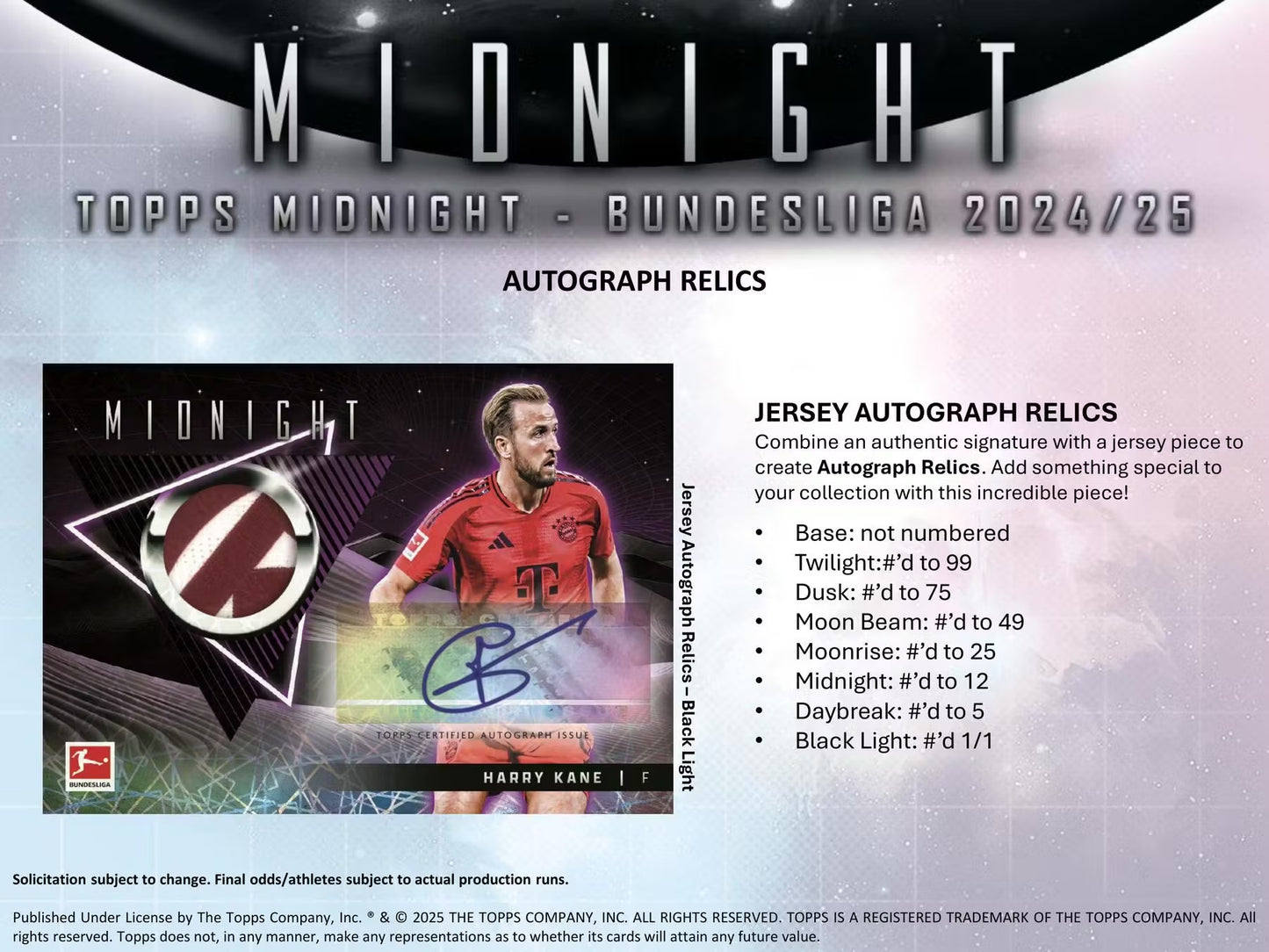 2024-25 Topps Midnight Bundesliga Hobby Box