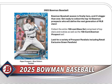 2025 Topps Bowman Baseball Value Box
