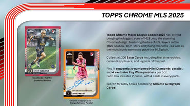 2025 Topps Chrome MLS Blaster Box