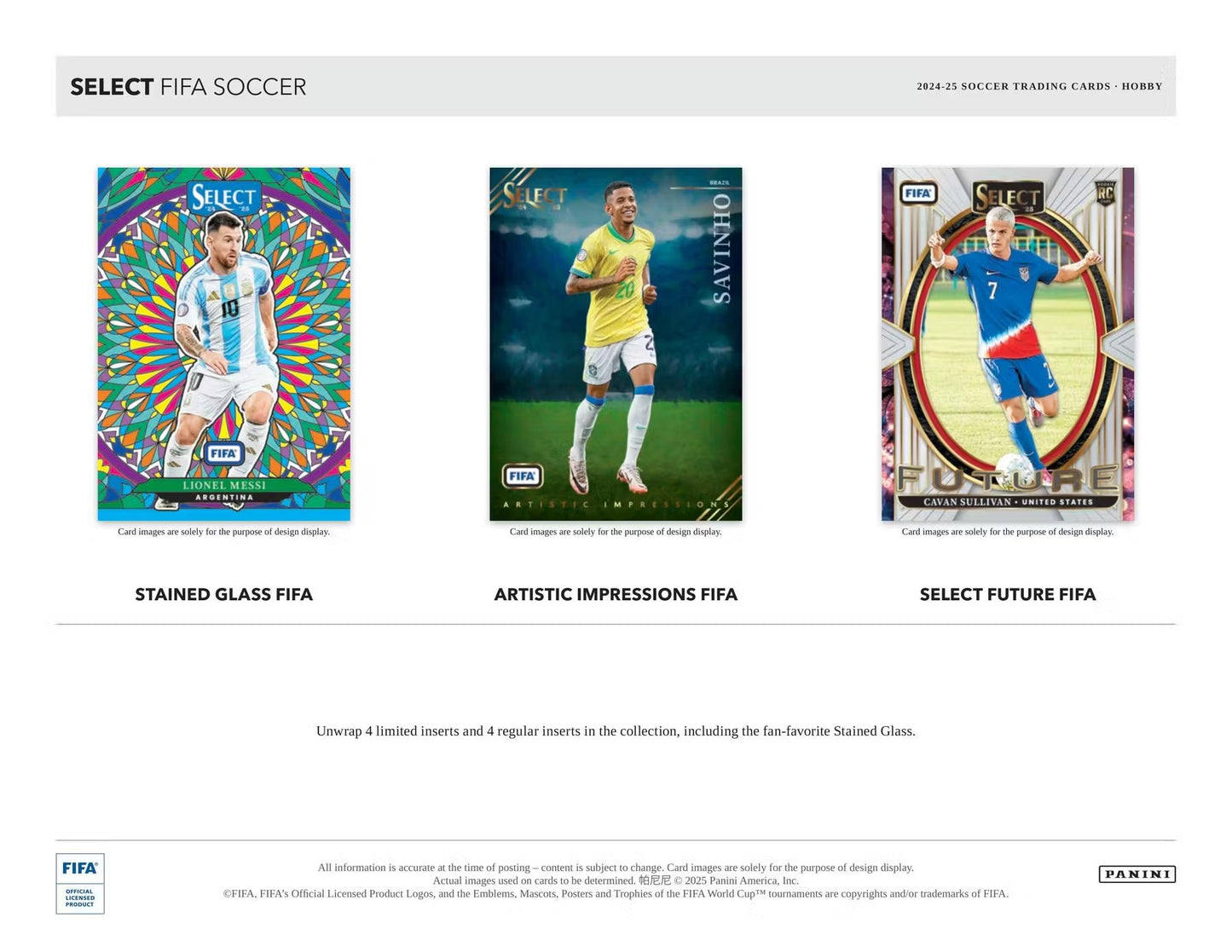 2024-25 Panini Select FIFA Soccer Hobby Box