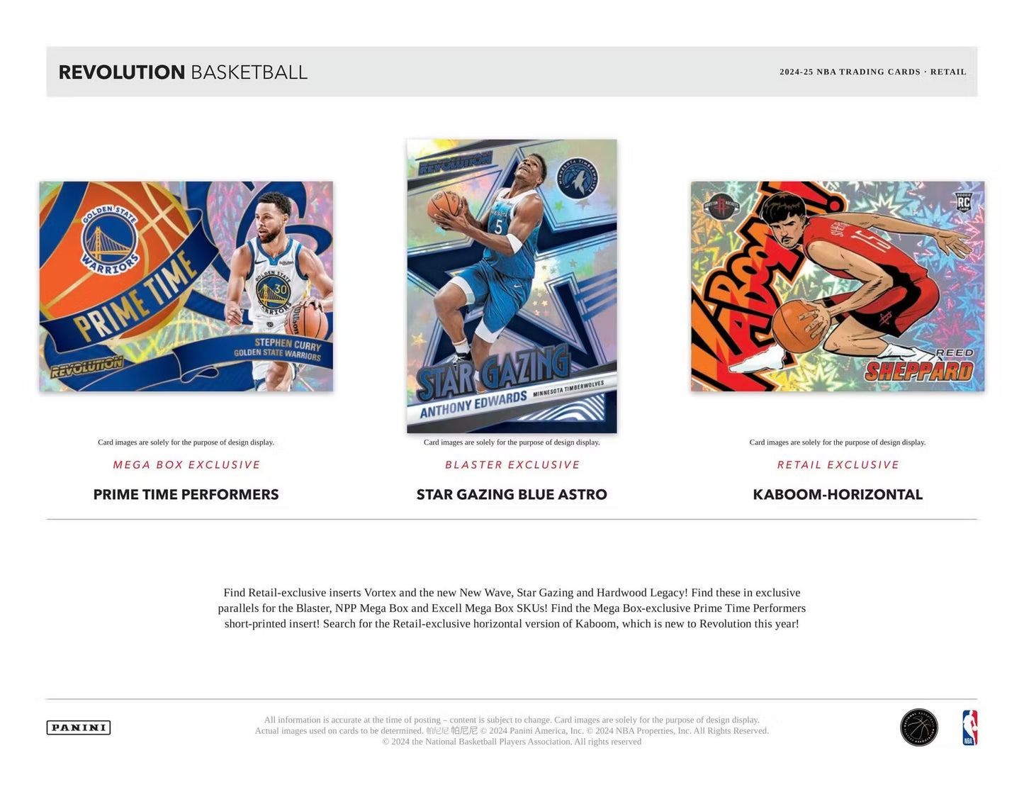 2024-25 Panini Revolution Basketball Mega Box