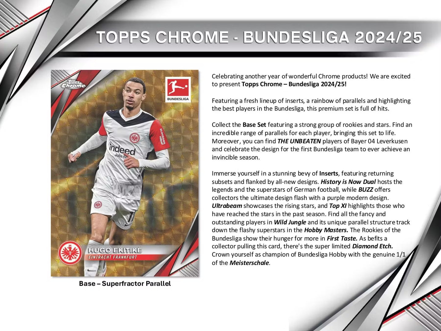2024-25 Topps Chrome Bundesliga Hobby Box