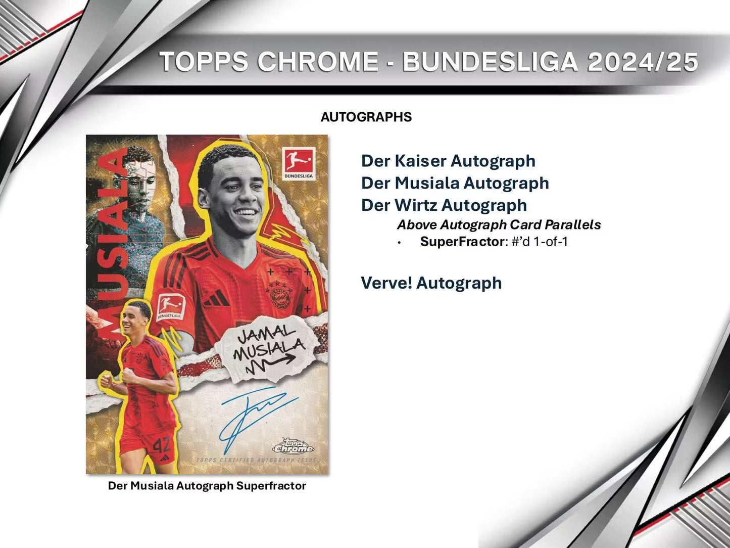2024-25 Topps Chrome Bundesliga Hobby Box