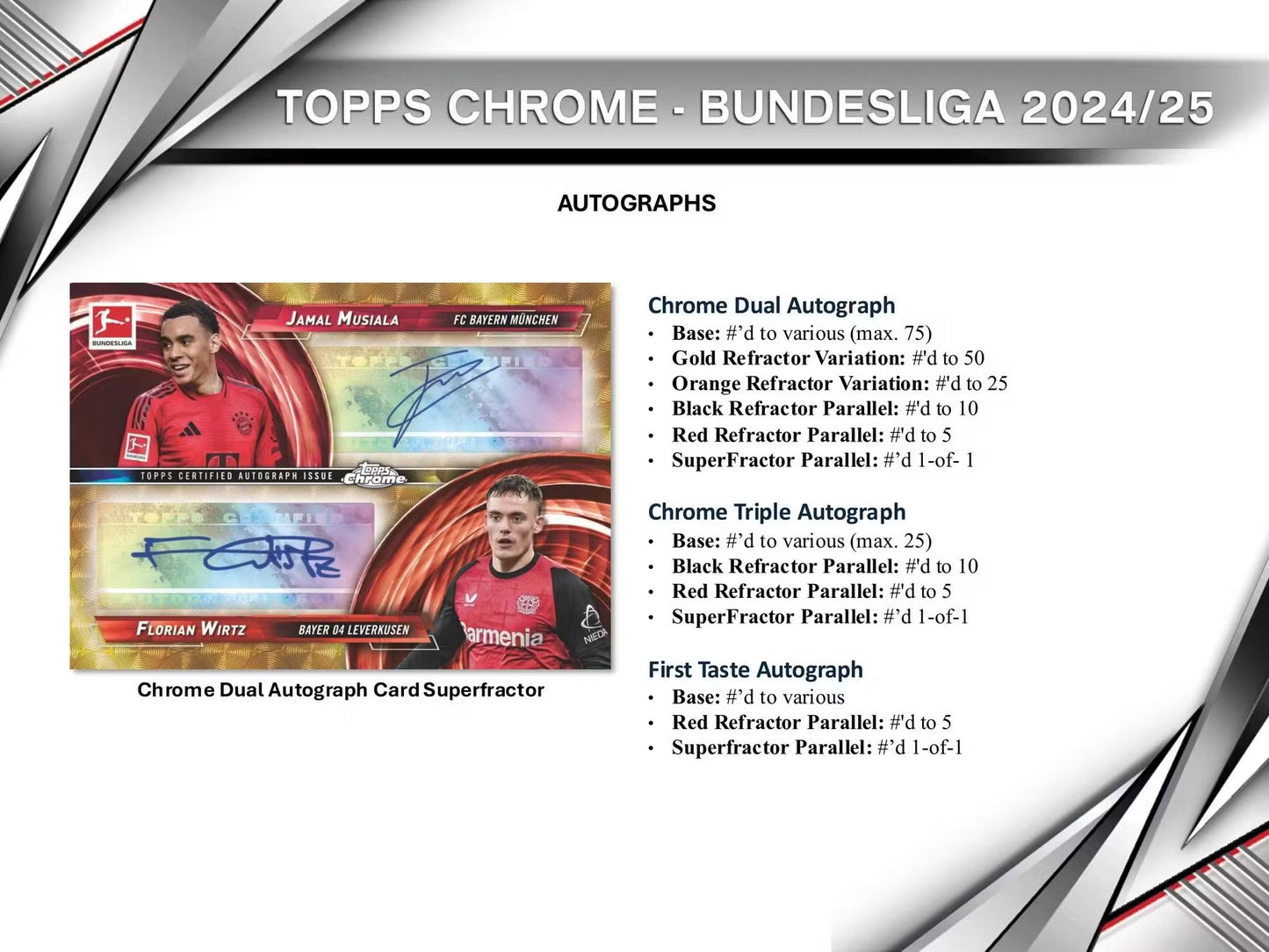 2024-25 Topps Chrome Bundesliga Hobby Box