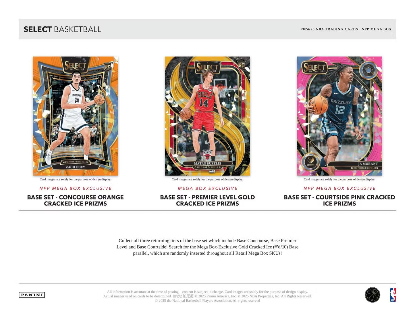 2024-25 Panini Select Basketball Mega Box