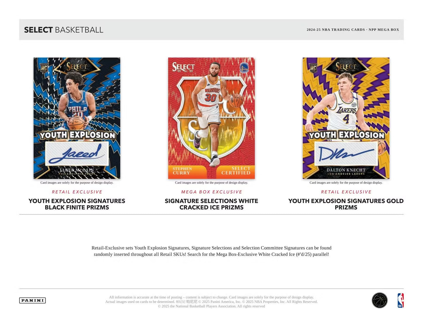 2024-25 Panini Select Basketball Mega Box